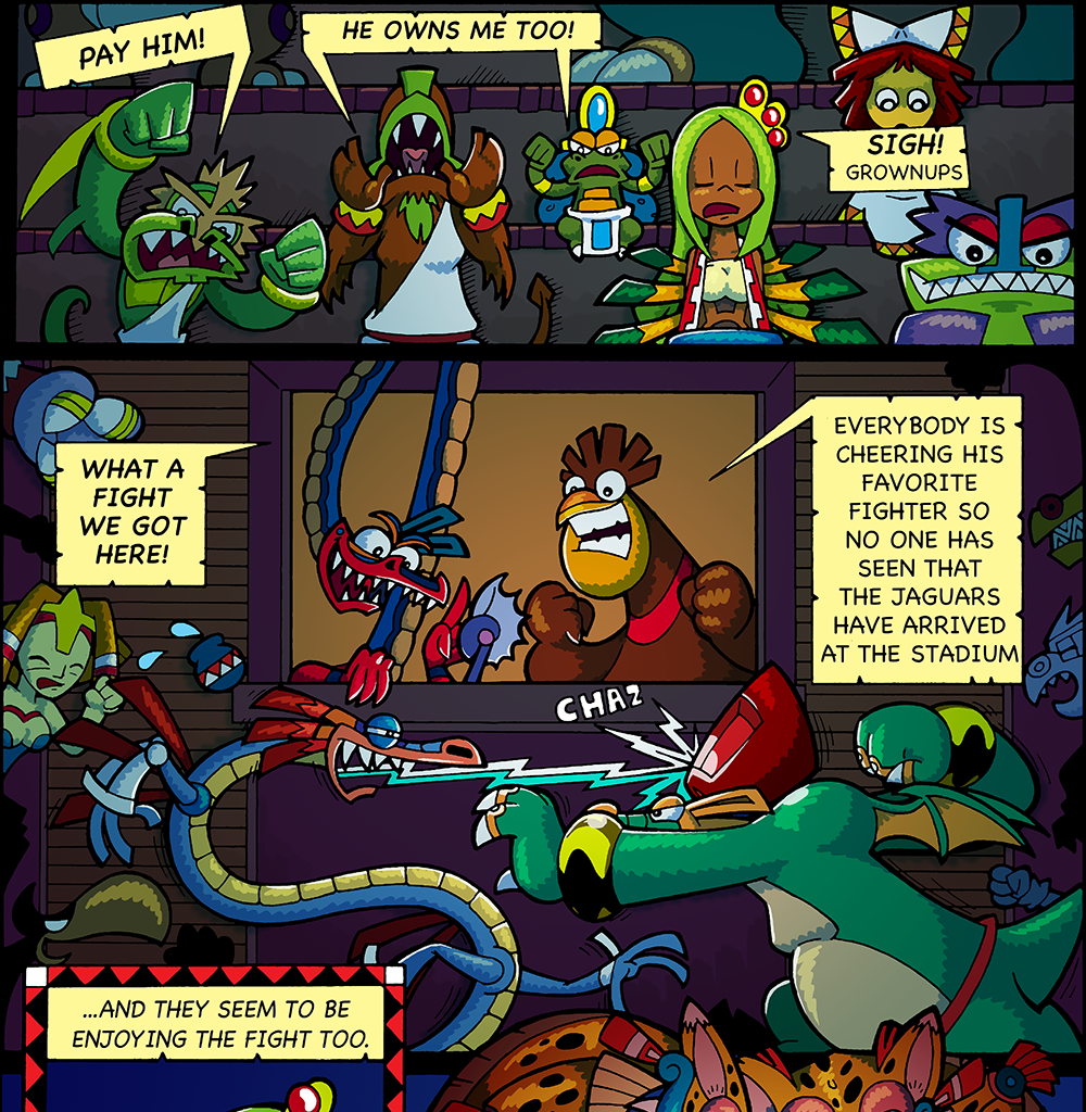 Macoatl - Episode 72, Page 1: The sun and the jaguars 52